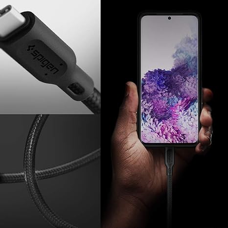 USB-C Cable Spigen 4.9FT / 1.5M – High-Speed Charging and Data Transfer - YesMegastore