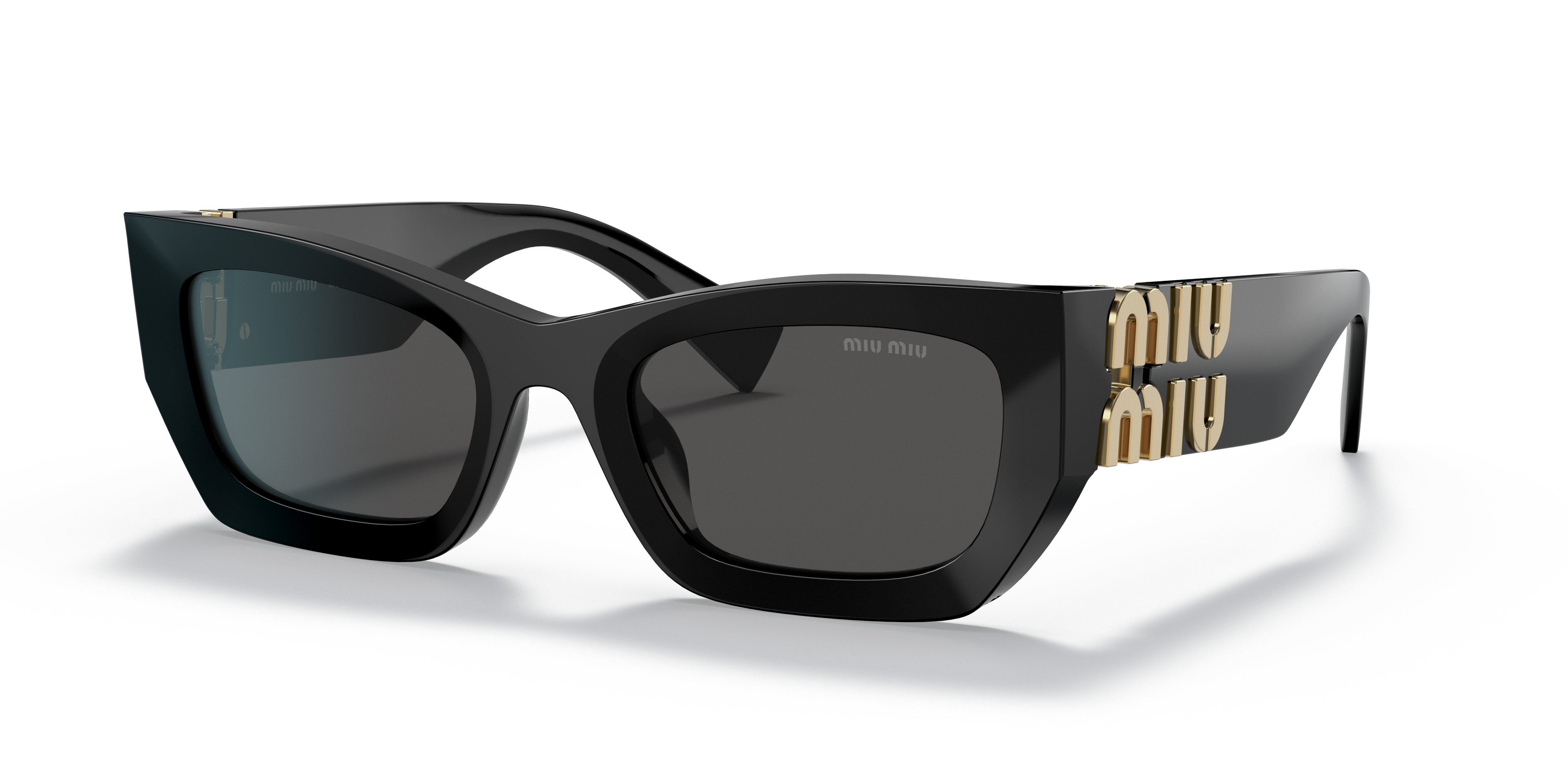 Miu Miu 0MU 09WS 1AB5S0  Black Sunglasses