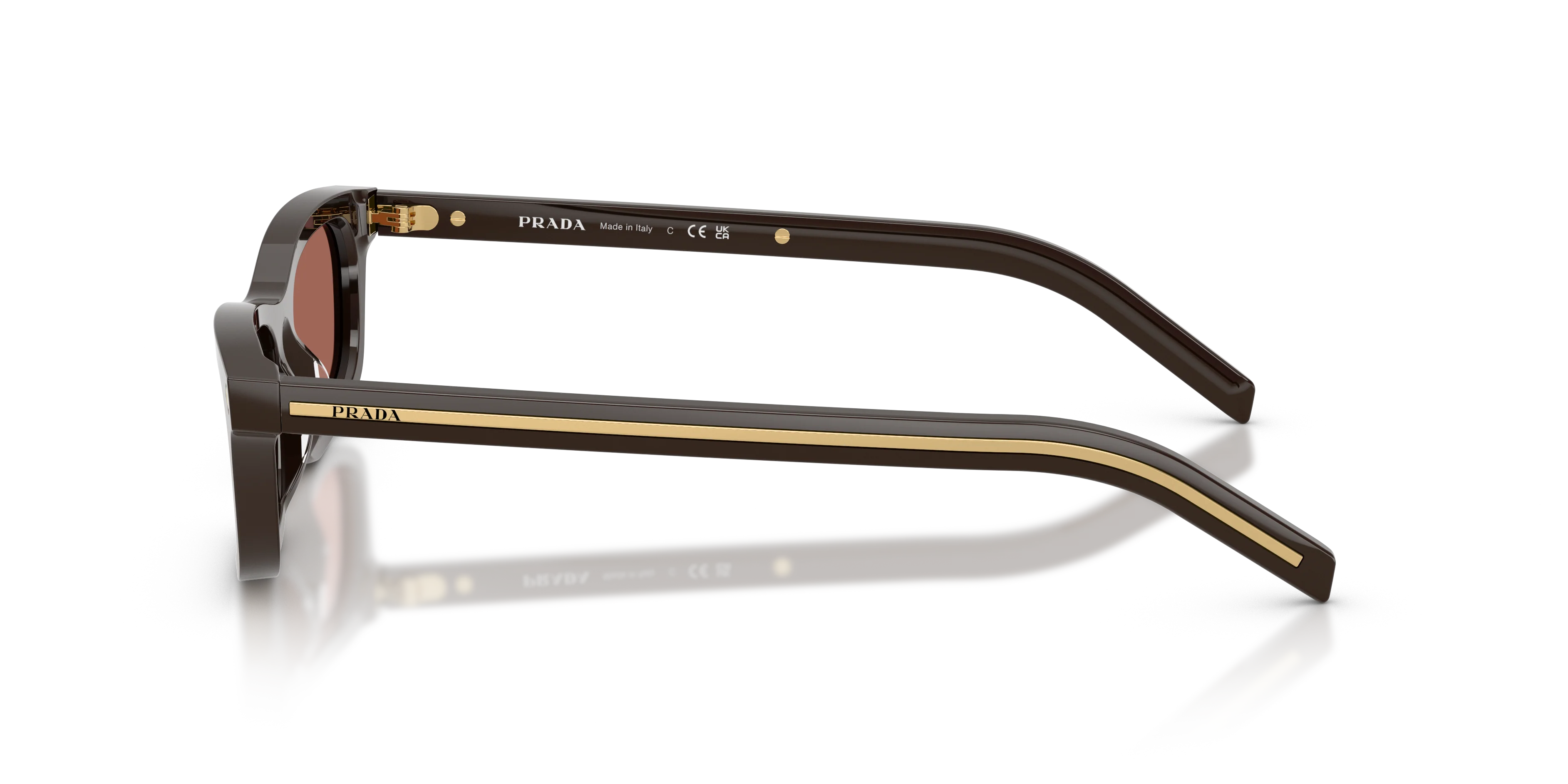 Prada 0PR D05S 27I20W - Cigar Sunglasses