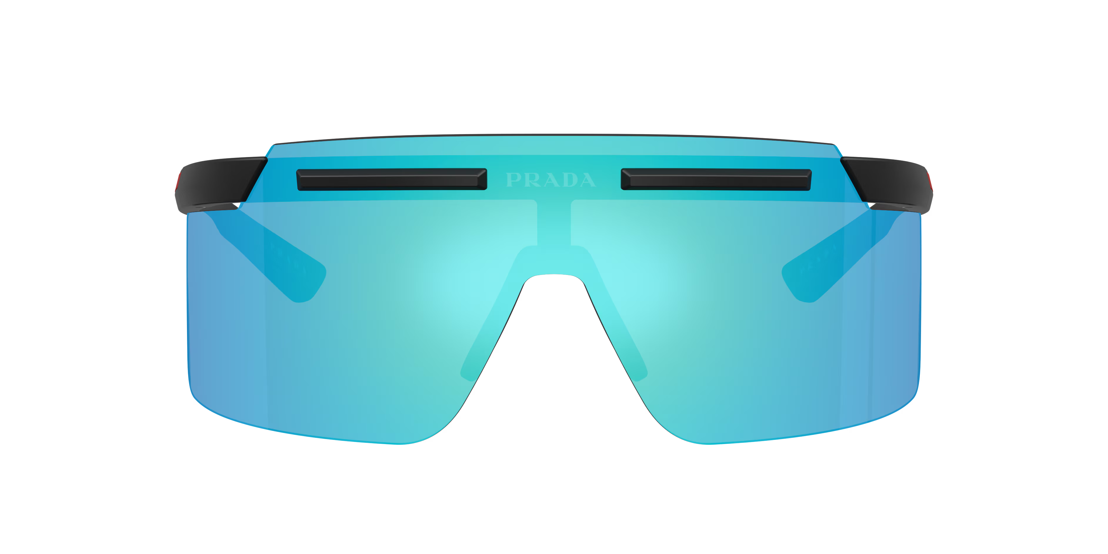 Prada 0PS B06S 1BO08R Sunglass Matte black Light green