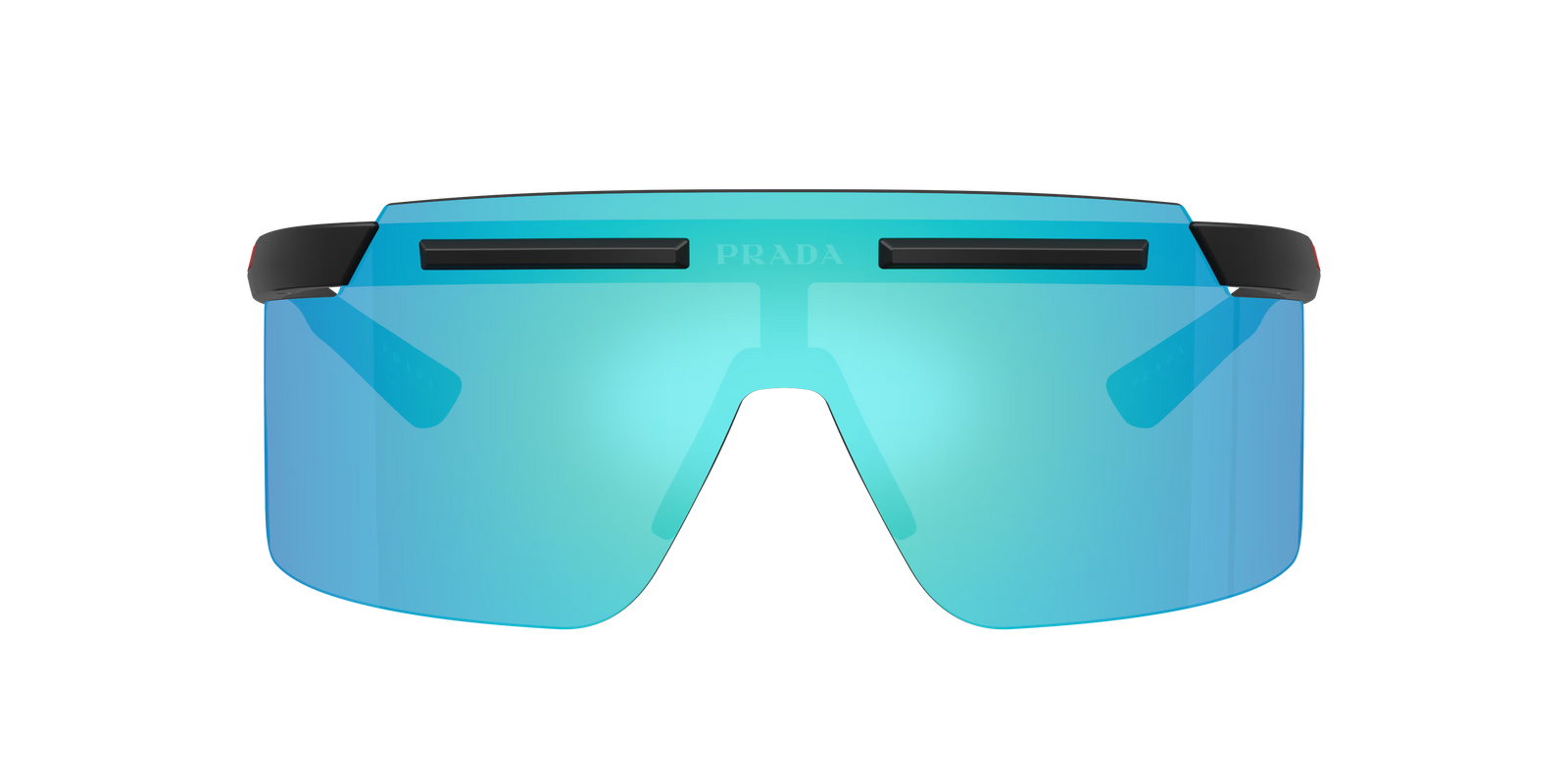 Prada 0PS B06S 1BO08R Sunglass Matte black Light green