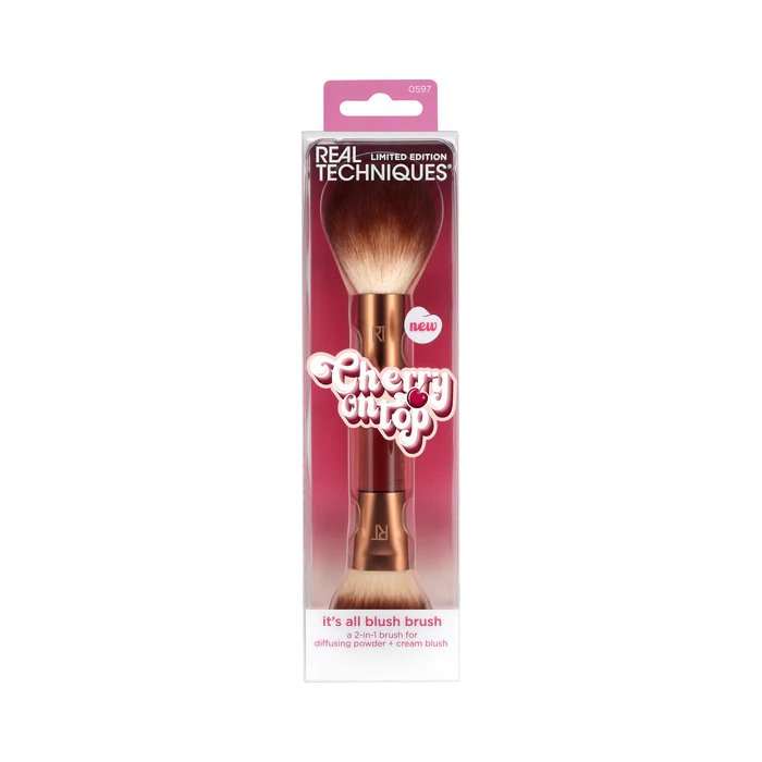 Real Techniques products  Cherry On Top It's All Blush Brush