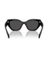 Prada 0PR A09S 1AB5S053 Sunglasses Black with dark Grey