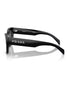 Prada 0PR A09S 1AB5S053 Sunglasses Black with dark Grey