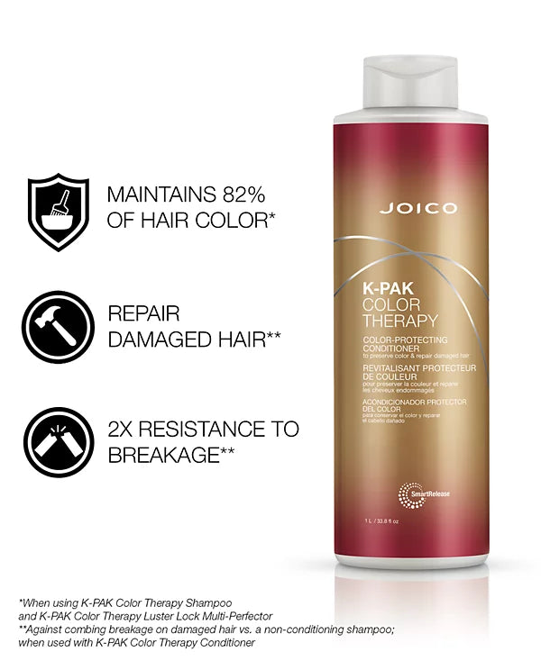 Joico K-PAK Color Therapy Color-Protecting Conditioner, 33.8 oz - YesMegastore