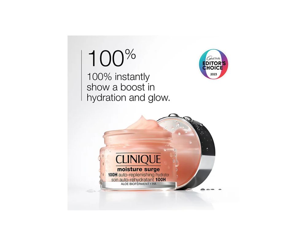 Clinique Moisture Surge 100H Auto-Replenishing Hydrator: Deep hydration that never stops - YesMegastore