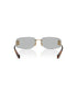 Sunglasses Miu Miu 0MU A51S 5AK50K75 Gold W/ Light Grewy - YesMegastore