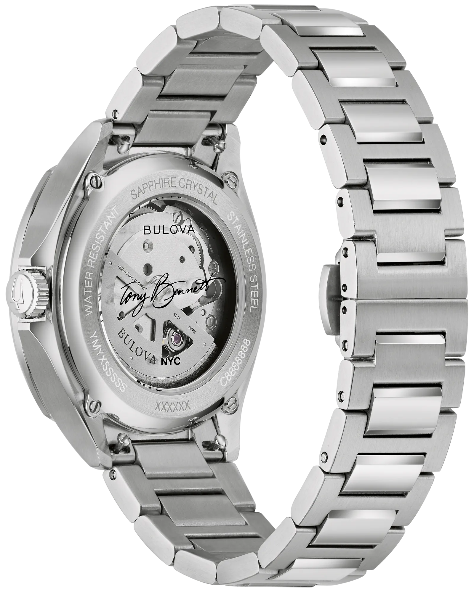 Bulova Tony Bennett NYC Automatic Watch 96B484 39mm