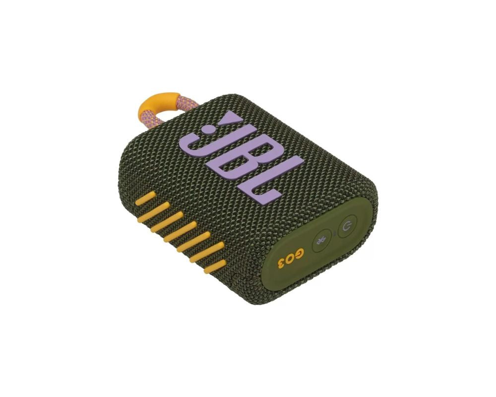 JBL GO 3 Portable Bluetooth Speaker Green: Bring the beat wherever you go - YesMegastore