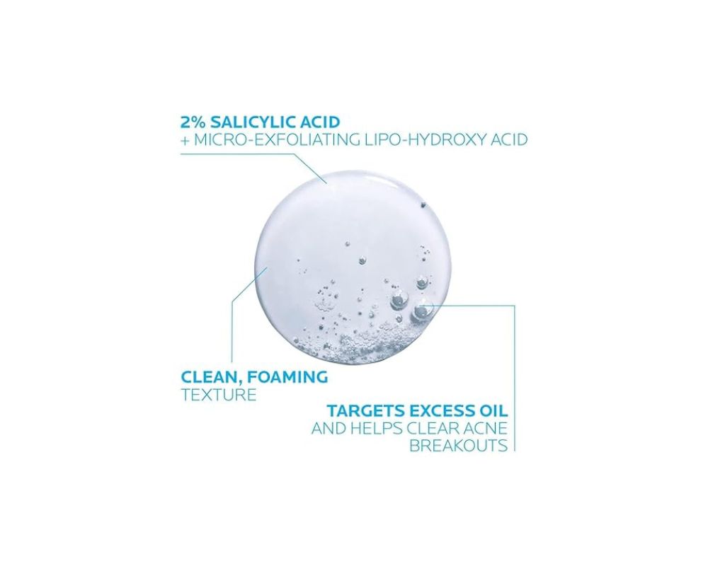 La Roche-Posay Effaclar Medicated Gel Cleanser for Acne Prone Skin: Clearer skin starts with Effaclar - YesMegastore
