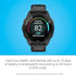Garmin Forerunner 265 Running Smartwatch with Colorful AMOLED Display, Advanced Training Metrics & Recovery Insights - Black & Powder Gray