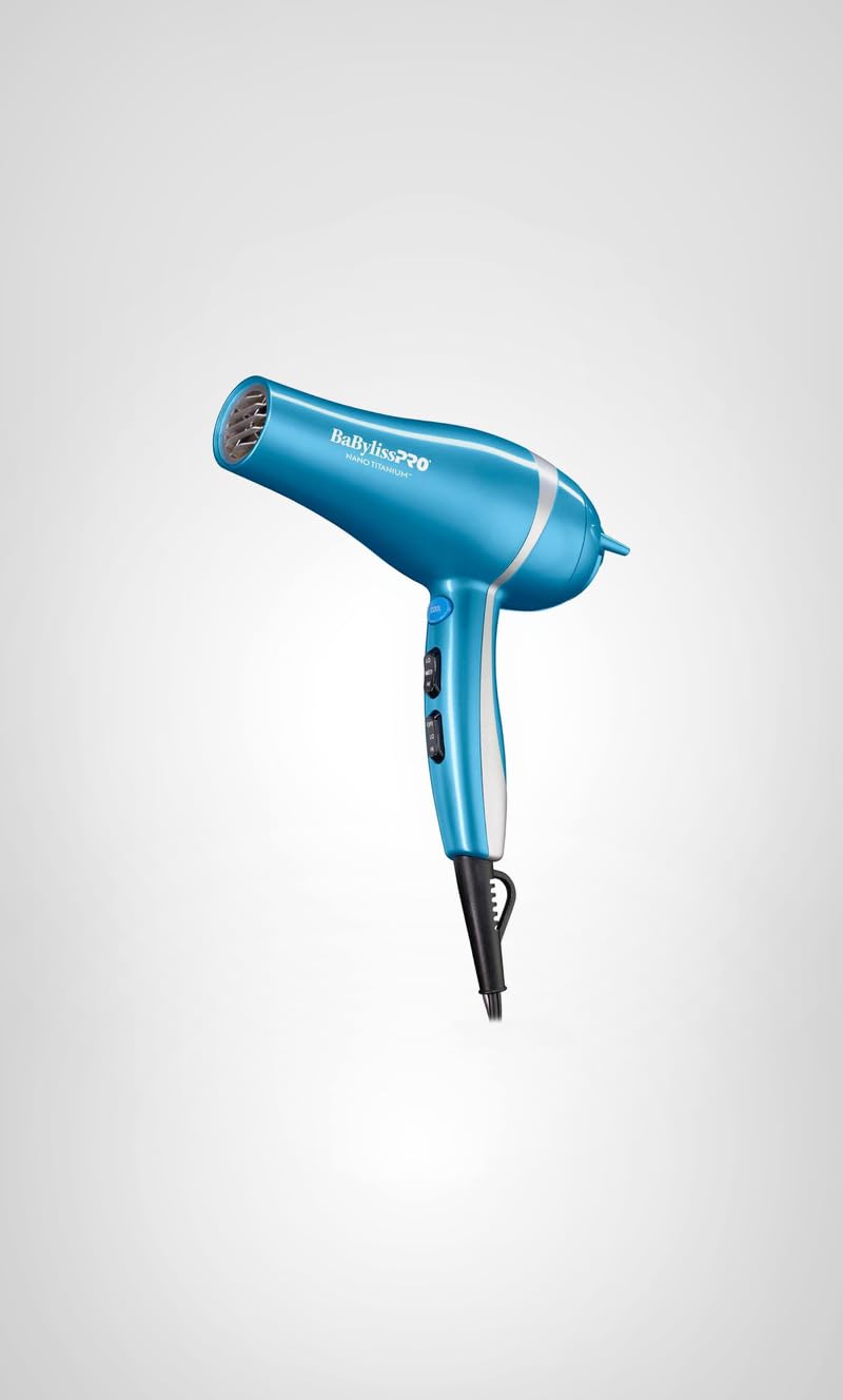 BabylissPRO Nano Titanium Hair Dryer, Professional 1875-Watt