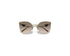 Prada Sunglasses OPR50ZSZVN3D0 Pale Gold/ Brown Gradient Grey: Elevate Your Style - YesMegastore