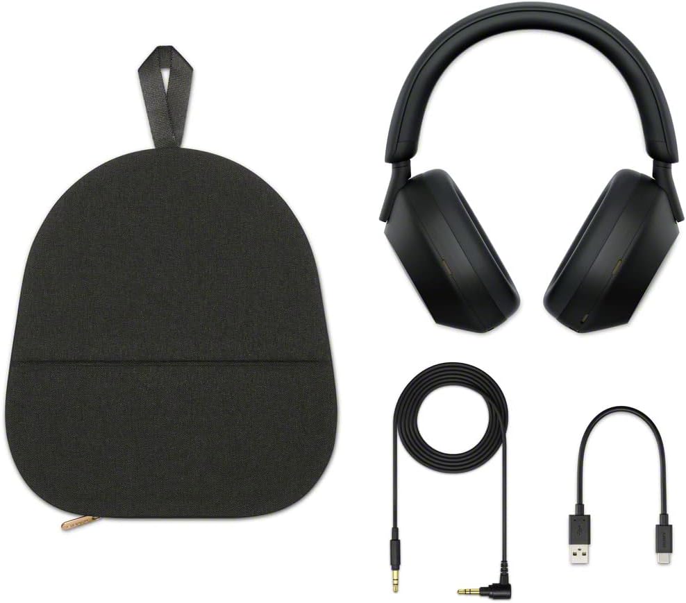 SONY WH-1000XM5 The Best Wireless Noise Canceling Headphones, Auto NC Optimizer, 30-Hour Battery, Alexa Voice Control, Black - YesMegastore