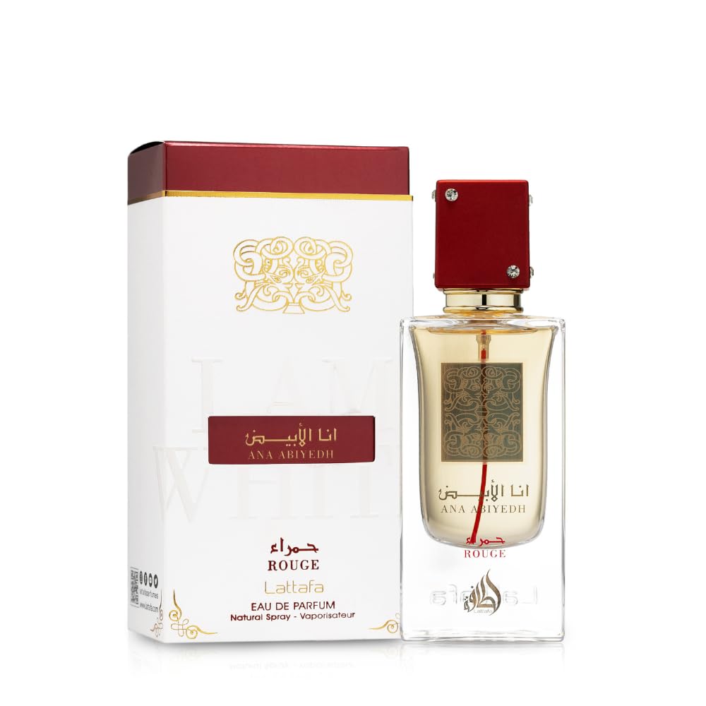 Lattafa Perfumes Ana Abiyedh Rouge for Unisex Eau de Parfum Spray - 60ml