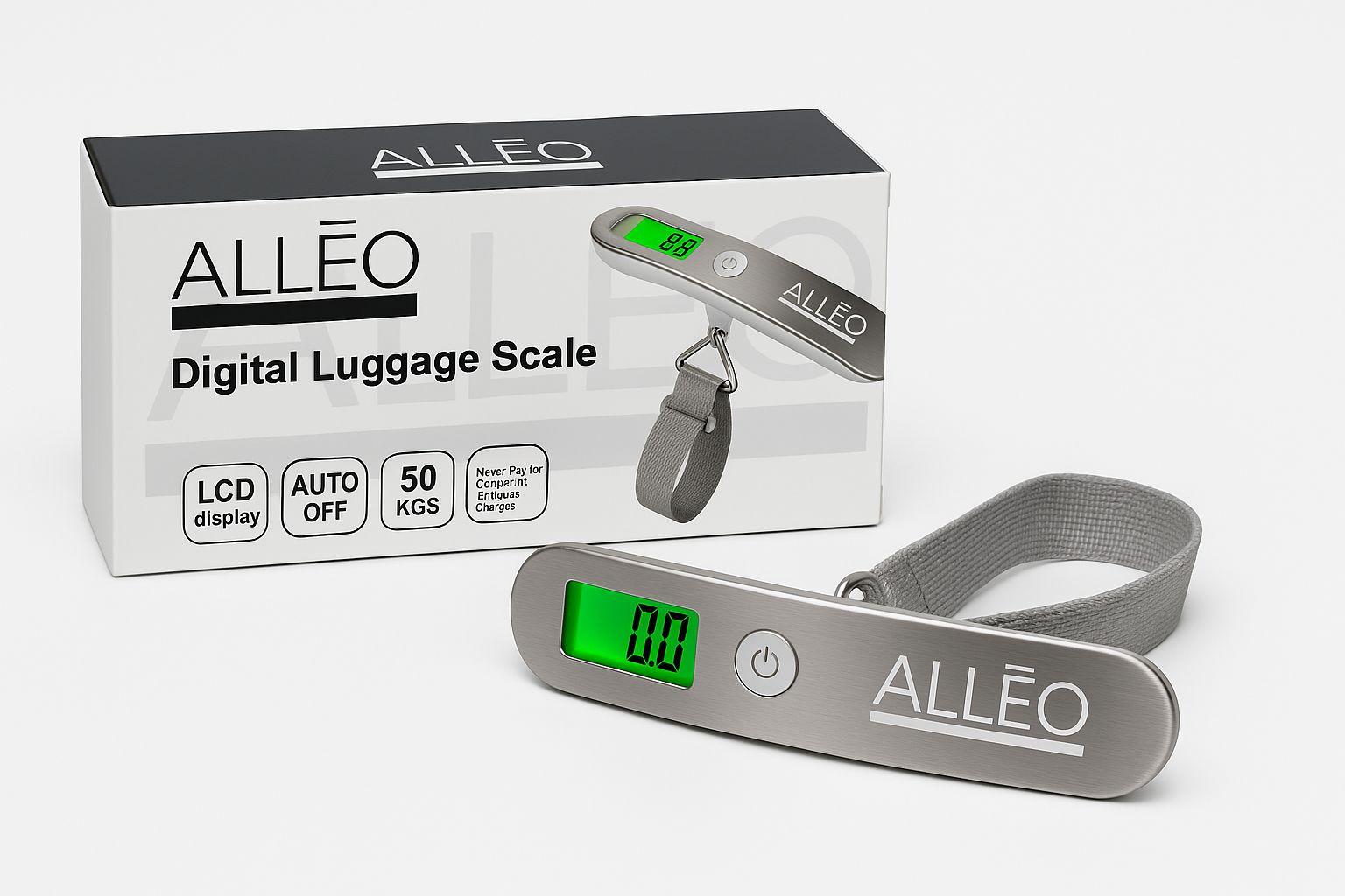 ALLEO Digital Luggage Scale – 50kg Capacity