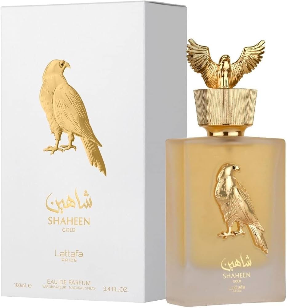 Lattafa Shaheen Gold Eau de Parfum – 100 ml / 3.4 oz (Unisex