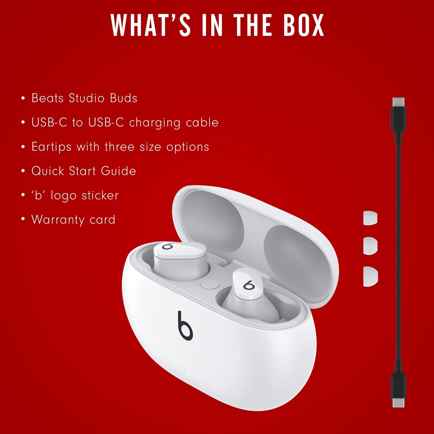 Beats Studio Buds  Wireless Noise Cancelling Earbuds