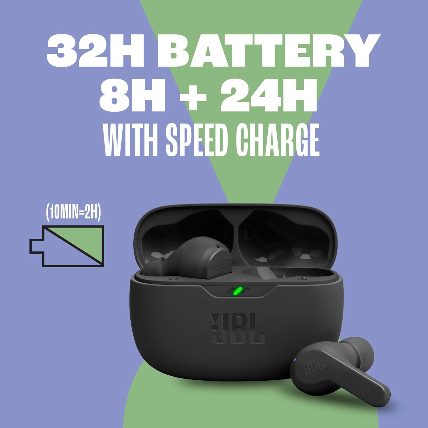 JBL Vibe Beam Deep Bass Sound Earbuds