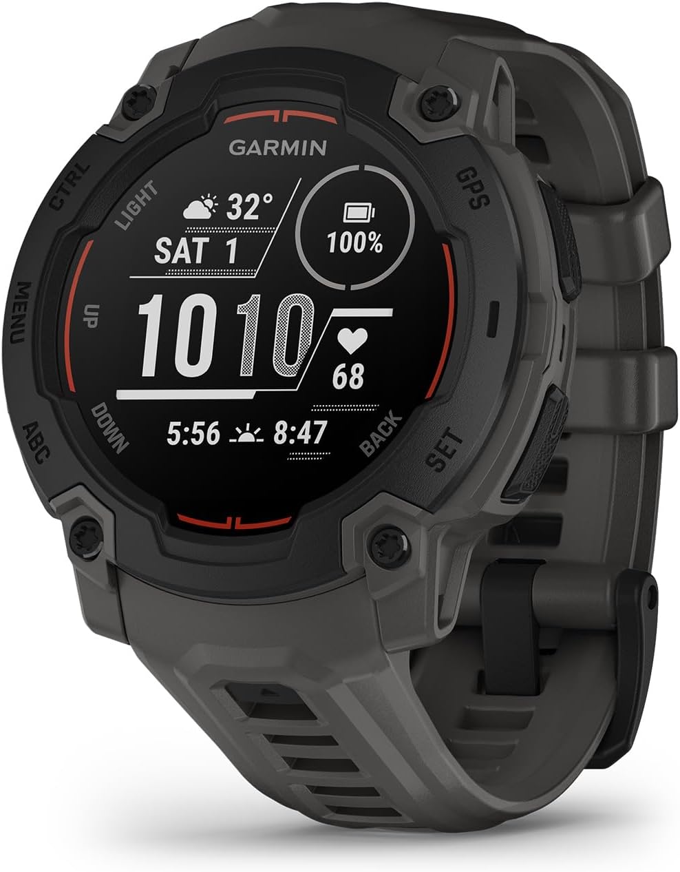 Garmin Instinct E 45mm Rugged Outdoor GPS Smartwatch Black