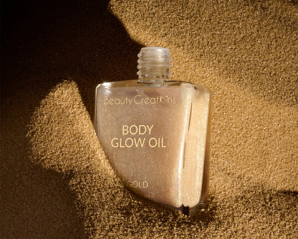 Beauty Creations Body Glow Oil - Gold