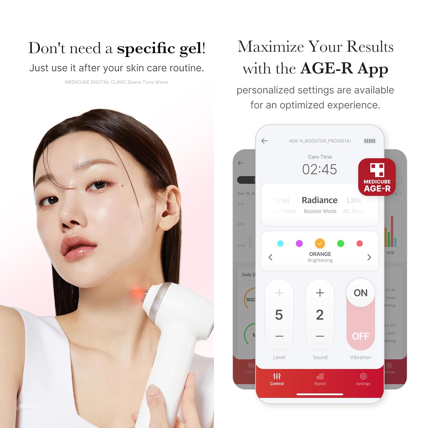 Medicube Age-R Ultra Tune 40.68 | High-tech 2 in 1 skin care tool
