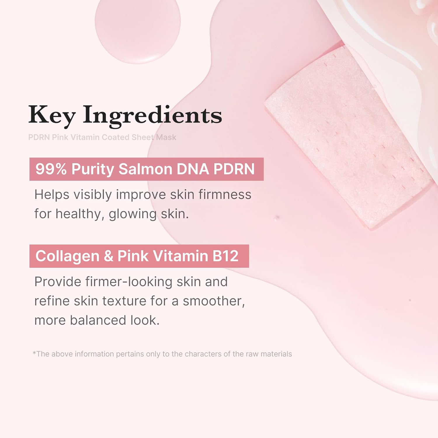 Medicube Salmon DNA PDRN Pink Vita Coating Sheet Mask – 22g (0.77 oz)
