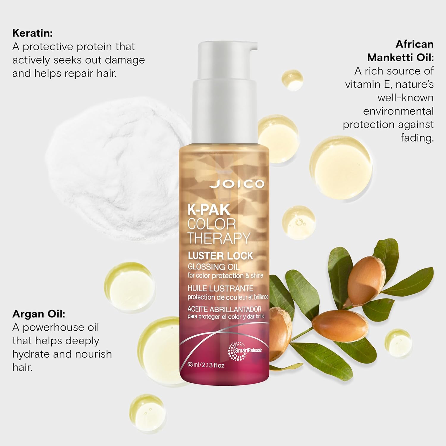 Joico K-PAK Color Therapy Luster Lock Glossing Oil – 63ml
