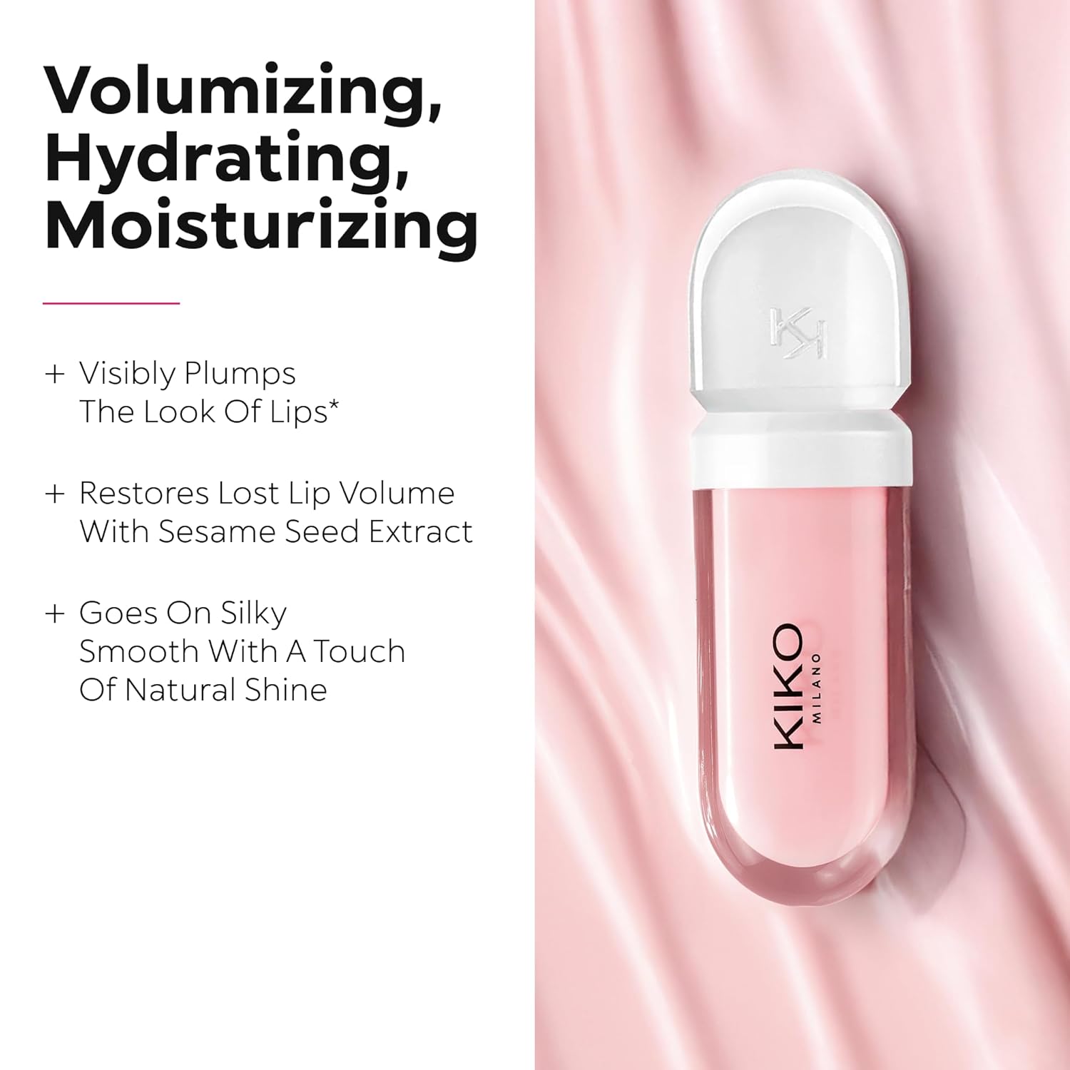 Kiko Milano Lip Volume Plumping Efect Lip Cream 01