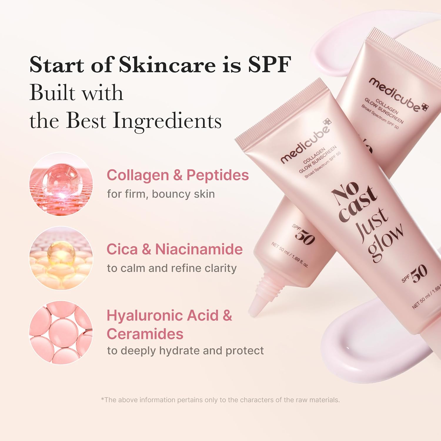 Medicube No Cast Just Glow Collagen Sunscreen SPF 50