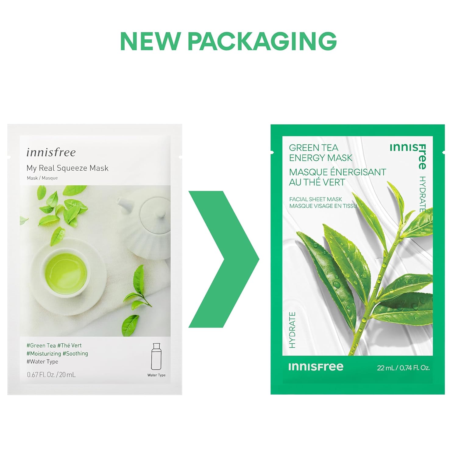 Innisfree Green Tea Energy Mask