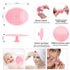 Silicone Face Scrubber & Mask Brush Set – 6 Pcs Skincare Tool Kit
