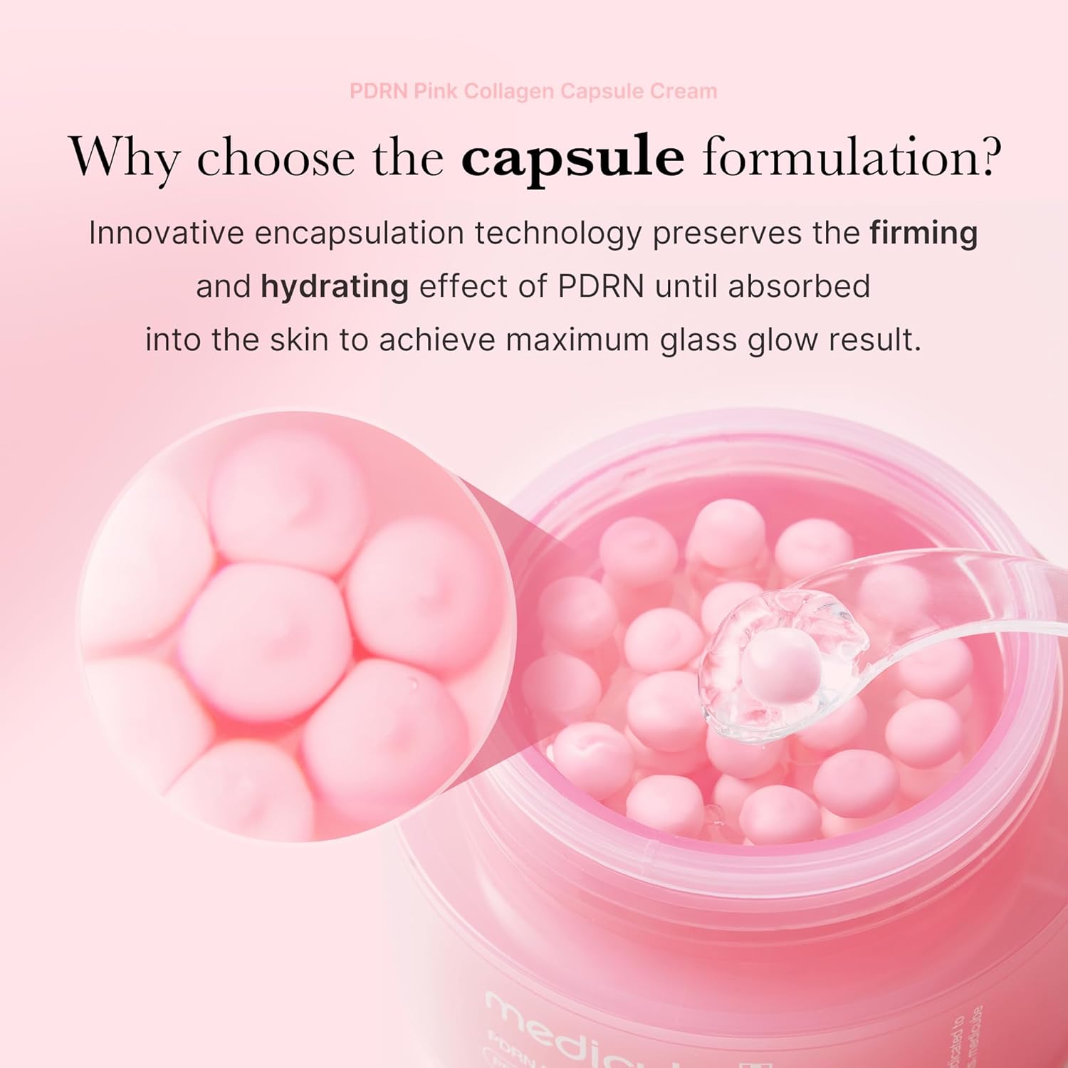 Medicube Salmon DNA PDRN Pink Collagen Capsule Cream - YesMegastore