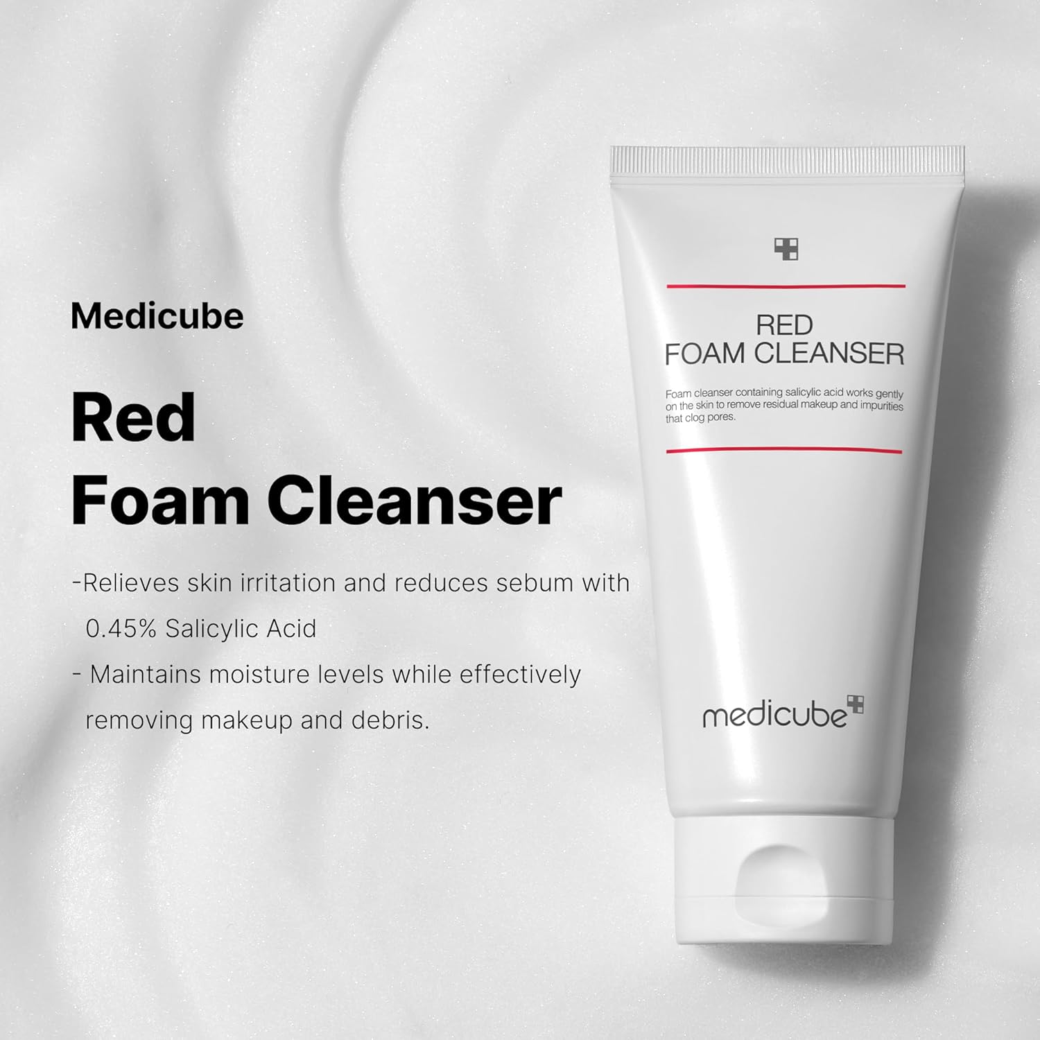 Medicube Red Foam Cleanser – 120ml / 4.05 fl. oz.
