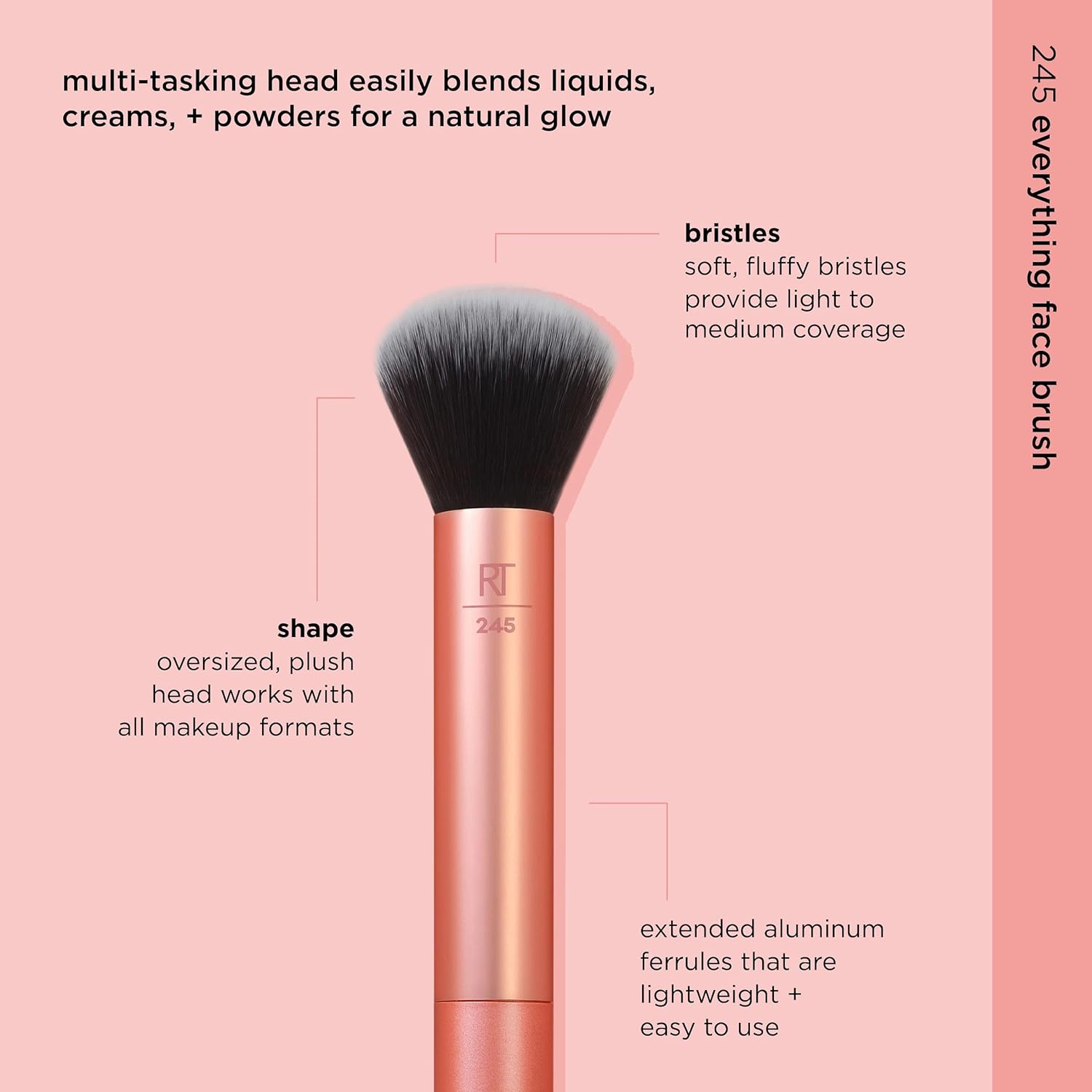 Real Techniques Everything Blending Makeup Brush + Sponge Duo