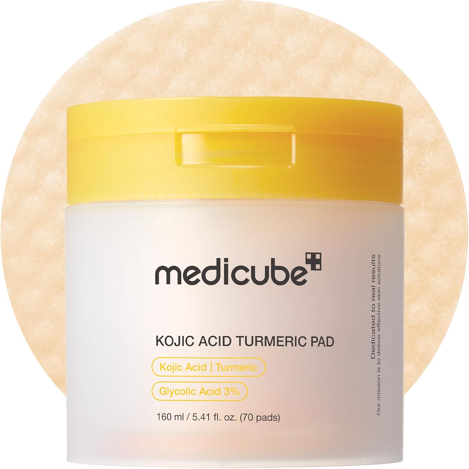 Medicube Kojic Acid Turmeric Clarifying Toner Pad