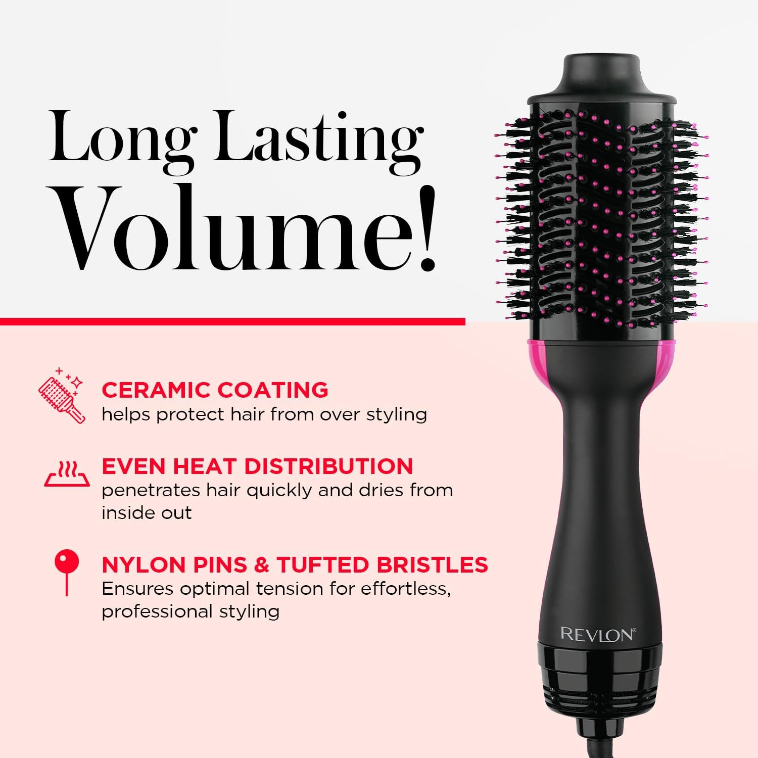 REVLON One-Step Volumizer Hair Dryer and Hot Air Brush
