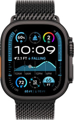 Apple Watch Ultra 2 GPS + Celular 49 mm Titanium Case with Black Titanium Milanese Loop