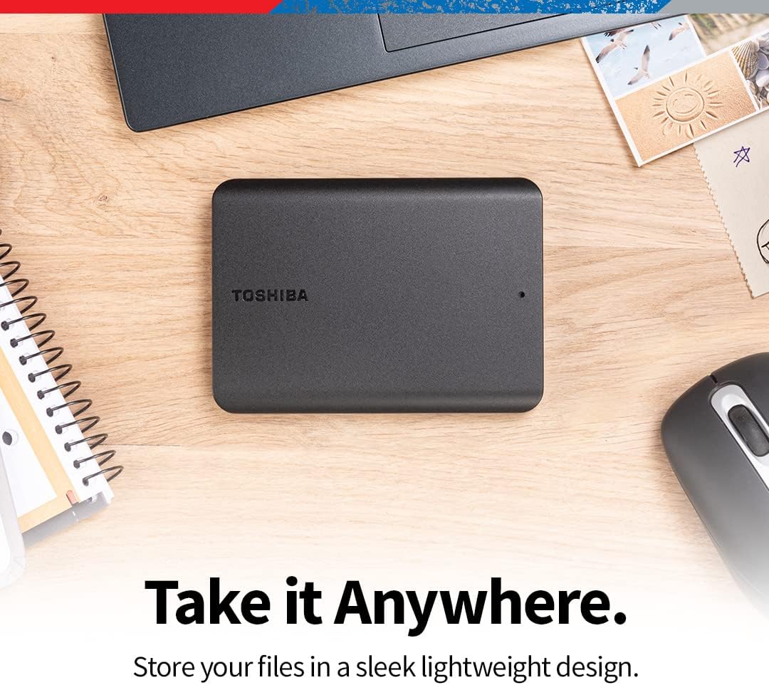 Toshiba Canvio Basics 4TB Portable External Hard Drive USB 3.0 - YesMegastore