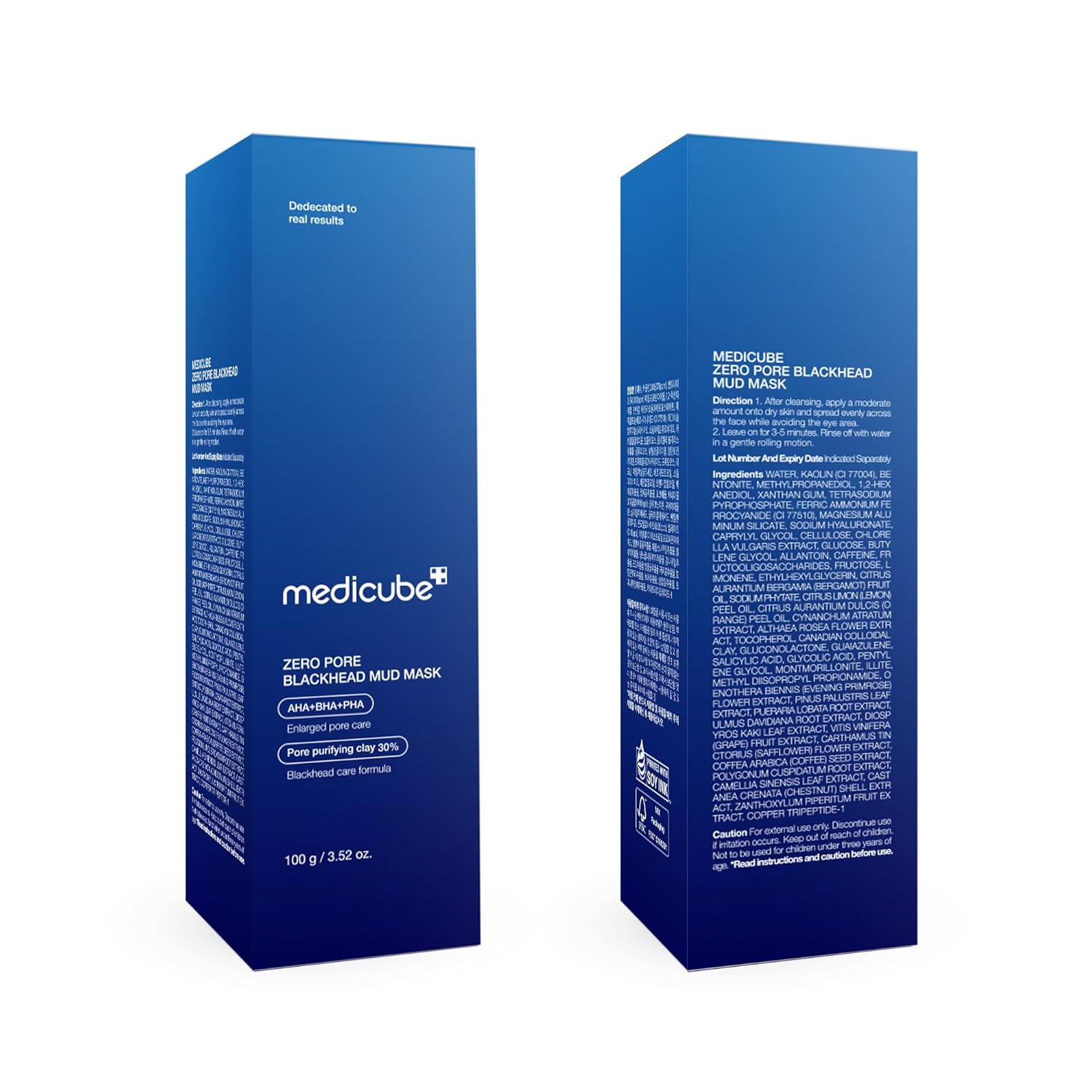 Medicube Zero Pore Blackhead Mud Facial Mask - 3.52 oz