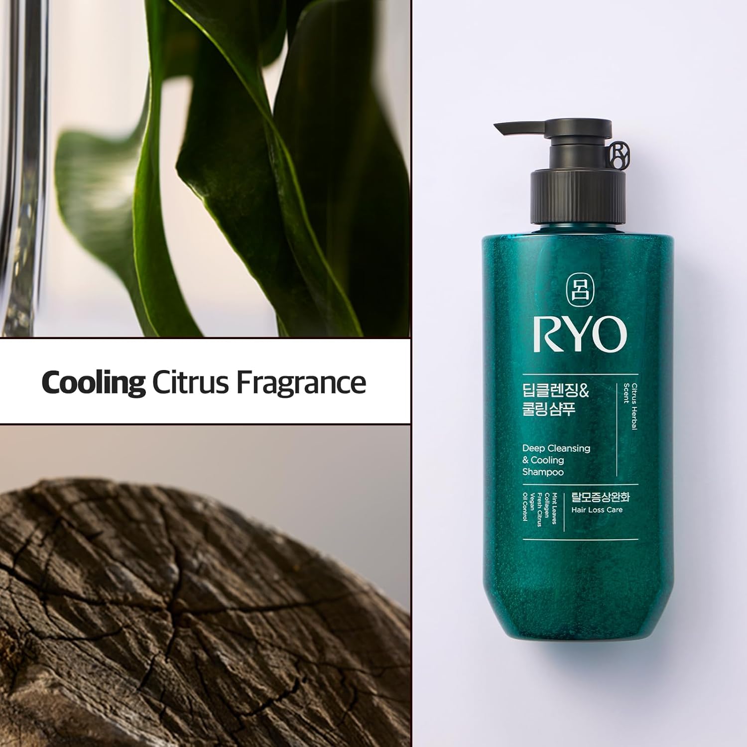 RYO Deep Cleansing & Cooling Shampoo 480 ml