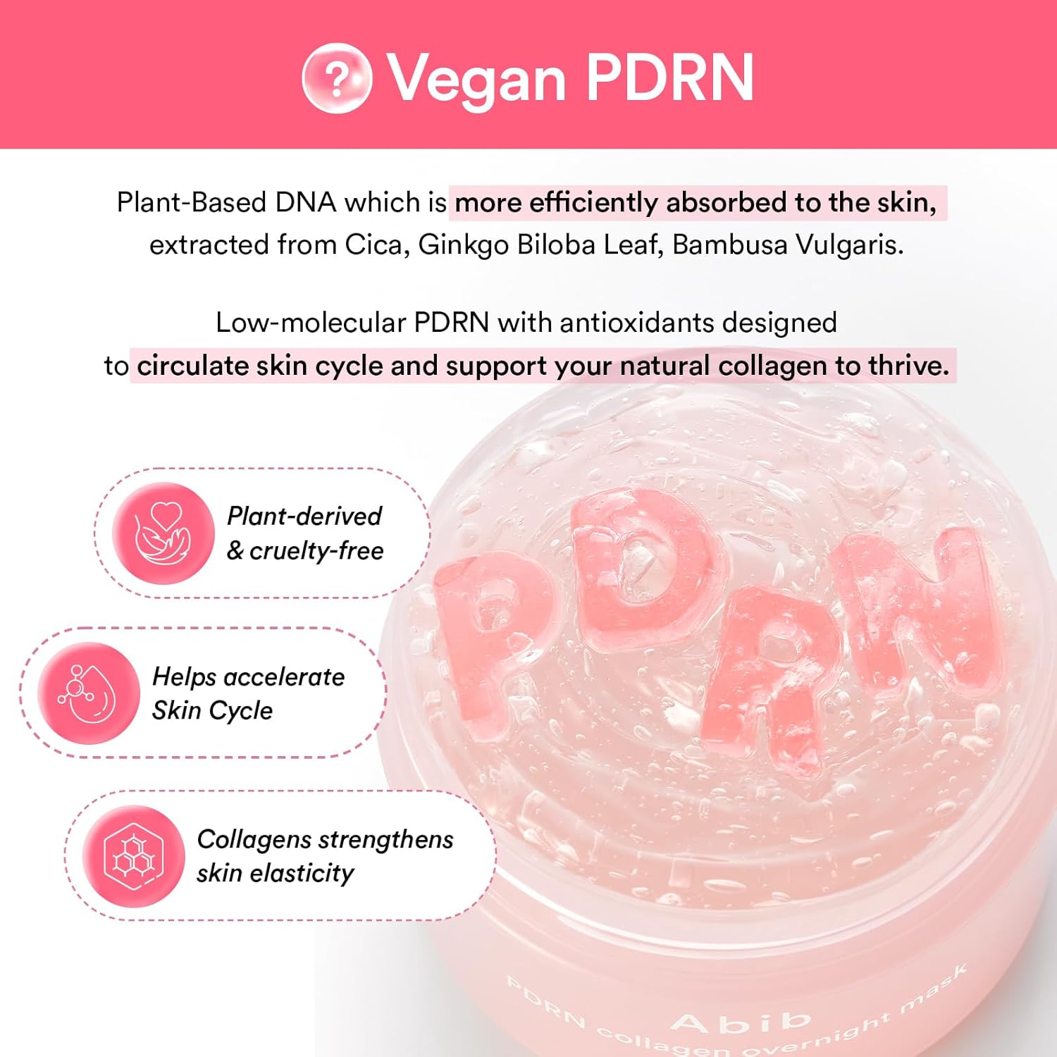 Abib PDRN Collagen Overnight Mask Firming Jelly 2.7 fl oz