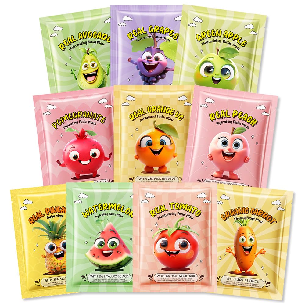 Fruit Face Masks for Kids