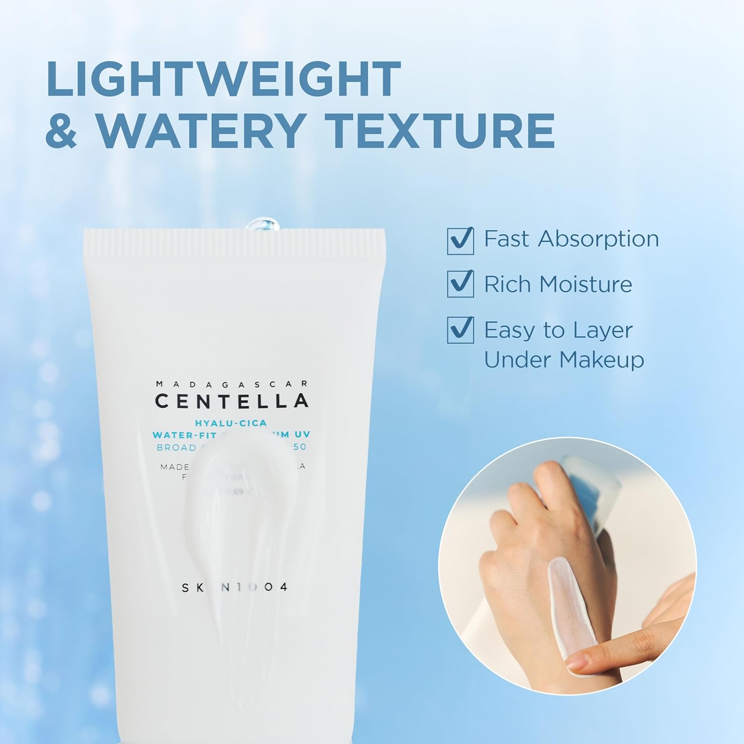 SKIN1004 Centella Hyalu-Cica Water-Fit Sun Serum SPF50+ PA++++