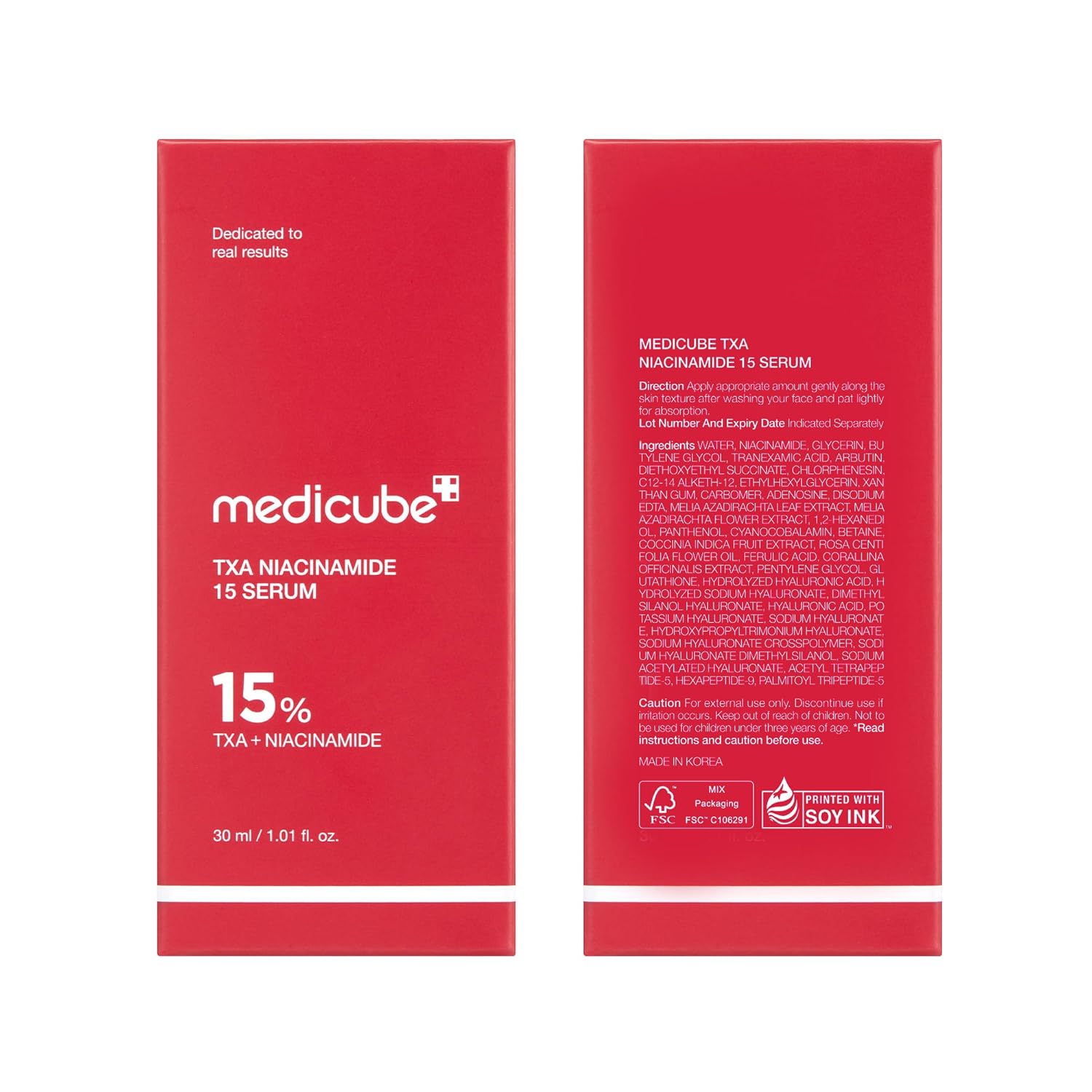 Medicube TXA + Niacinamide 15% Glow Facial Serum