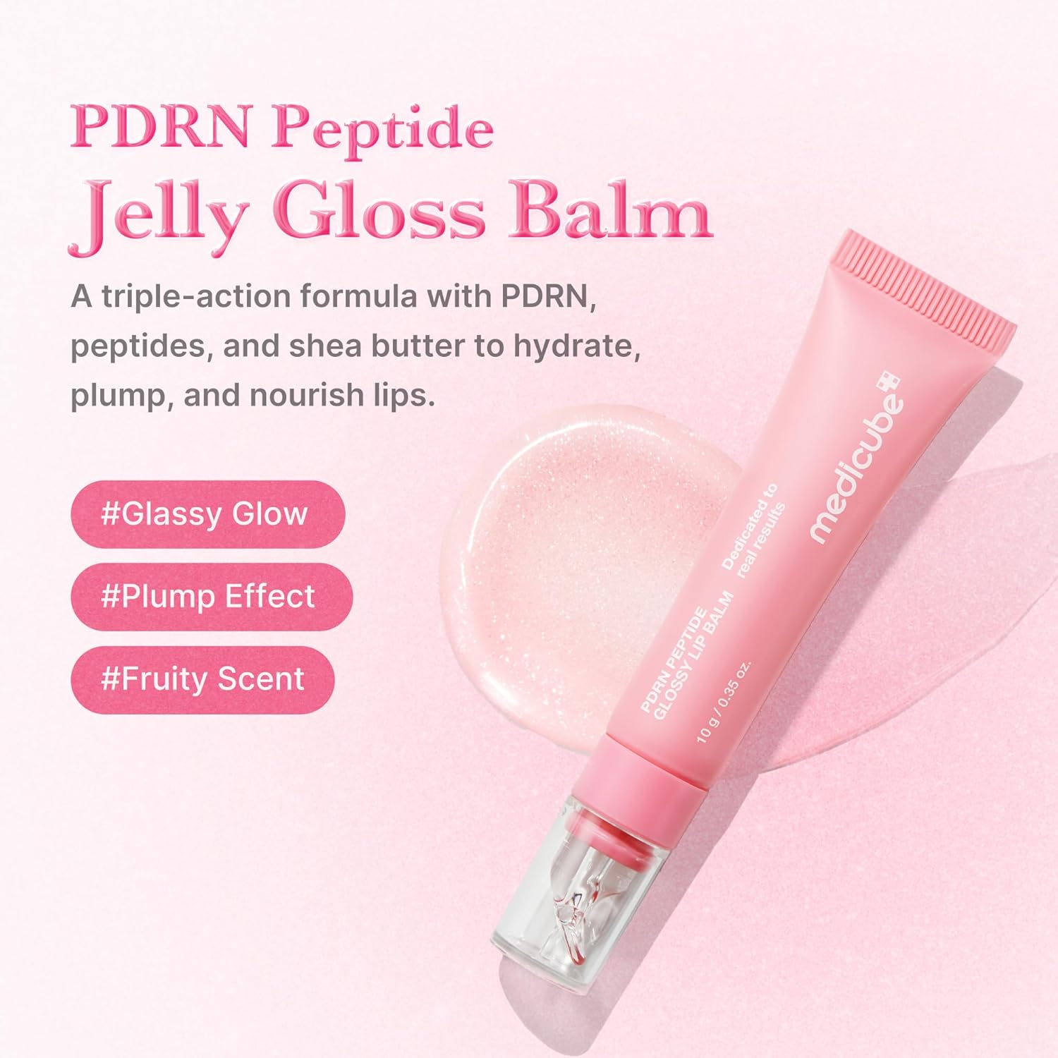 Medicube PDRN LIP Peptide Jelly Gloss Balm 10g