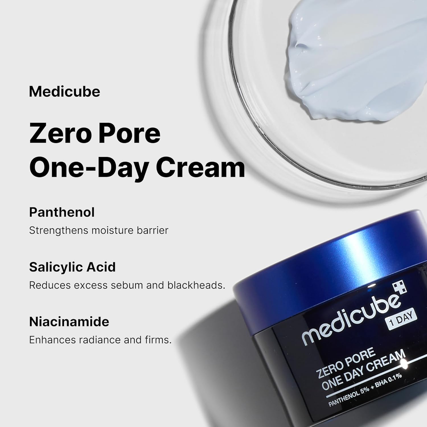 Medicube Zero Pore One-Day Cream 1.7 fl.oz/50ml