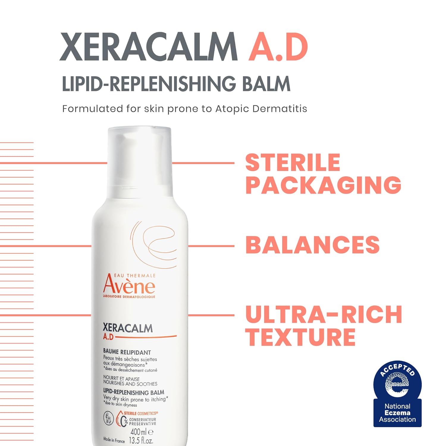 Avène XeraCalm A.D Lipid-Replenishing Balm 6.7 oz