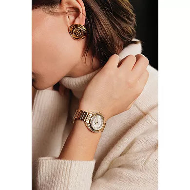 Bulova Ladies' Classic Diamond Quartz Gold 98R298