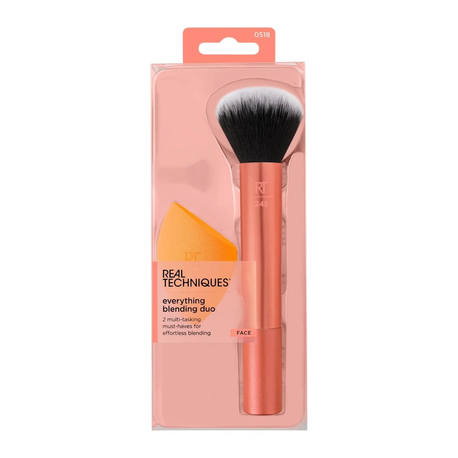 Real Techniques Everything Blending Makeup Brush + Sponge Duo